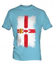 Northern Ireland Grunge Flag Mens T-Shirt