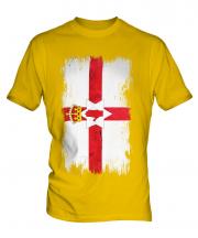 Northern Ireland Grunge Flag Mens T-Shirt