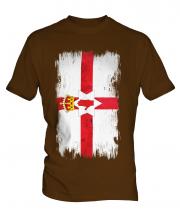 Northern Ireland Grunge Flag Mens T-Shirt