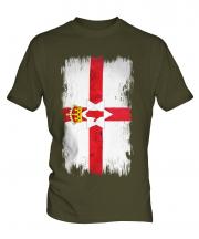 Northern Ireland Grunge Flag Mens T-Shirt