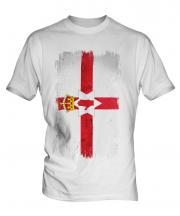 Northern Ireland Grunge Flag Mens T-Shirt