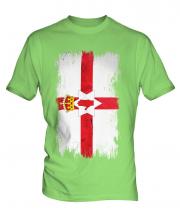 Northern Ireland Grunge Flag Mens T-Shirt