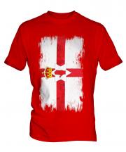 Northern Ireland Grunge Flag Mens T-Shirt