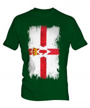 Northern Ireland Grunge Flag Mens T-Shirt