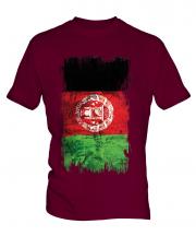 Afghanistan Grunge Flag Mens T-Shirt