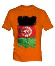 Afghanistan Grunge Flag Mens T-Shirt