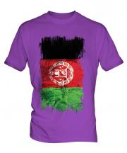 Afghanistan Grunge Flag Mens T-Shirt