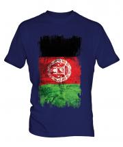 Afghanistan Grunge Flag Mens T-Shirt