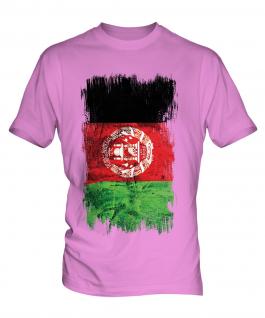 Afghanistan Grunge Flag Mens T-Shirt