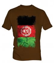 Afghanistan Grunge Flag Mens T-Shirt