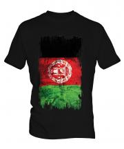 Afghanistan Grunge Flag Mens T-Shirt