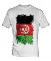 Afghanistan Grunge Flag Mens T-Shirt