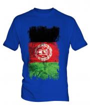 Afghanistan Grunge Flag Mens T-Shirt