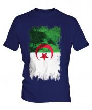 Algeria Grunge Flag Mens T-Shirt