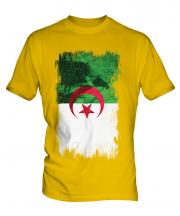 Algeria Grunge Flag Mens T-Shirt