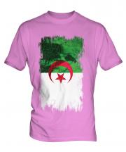 Algeria Grunge Flag Mens T-Shirt