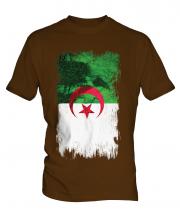 Algeria Grunge Flag Mens T-Shirt