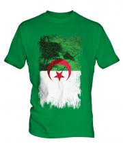 Algeria Grunge Flag Mens T-Shirt