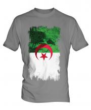 Algeria Grunge Flag Mens T-Shirt