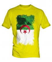 Algeria Grunge Flag Mens T-Shirt