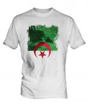 Algeria Grunge Flag Mens T-Shirt