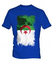 Algeria Grunge Flag Mens T-Shirt