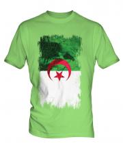 Algeria Grunge Flag Mens T-Shirt