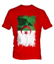 Algeria Grunge Flag Mens T-Shirt