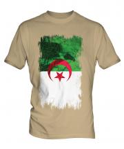 Algeria Grunge Flag Mens T-Shirt