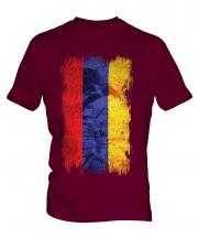 Armenia Grunge Flag Mens T-Shirt