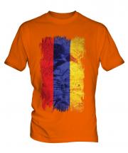 Armenia Grunge Flag Mens T-Shirt