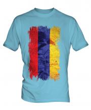 Armenia Grunge Flag Mens T-Shirt