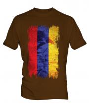 Armenia Grunge Flag Mens T-Shirt