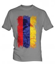 Armenia Grunge Flag Mens T-Shirt