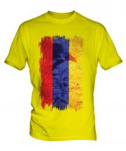 Armenia Grunge Flag Mens T-Shirt