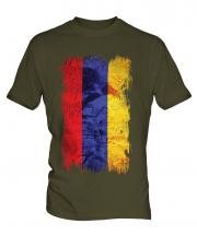 Armenia Grunge Flag Mens T-Shirt