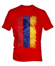 Armenia Grunge Flag Mens T-Shirt