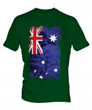Australia Grunge Flag Mens T-Shirt