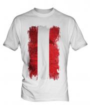 Austria Grunge Flag Mens T-Shirt