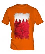 Bahrain Grunge Flag Mens T-Shirt