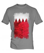 Bahrain Grunge Flag Mens T-Shirt