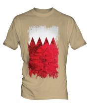 Bahrain Grunge Flag Mens T-Shirt