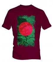 Bangladesh Grunge Flag Mens T-Shirt