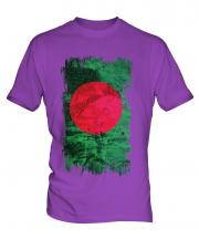 Bangladesh Grunge Flag Mens T-Shirt