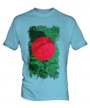 Bangladesh Grunge Flag Mens T-Shirt