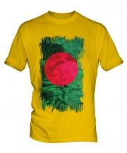 Bangladesh Grunge Flag Mens T-Shirt