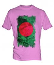 Bangladesh Grunge Flag Mens T-Shirt