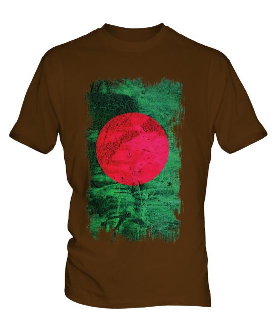 Bangladesh Grunge Flag Mens T-Shirt