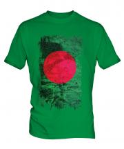 Bangladesh Grunge Flag Mens T-Shirt