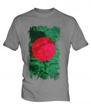 Bangladesh Grunge Flag Mens T-Shirt